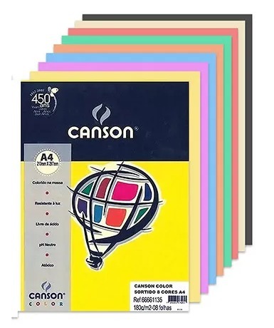 CANSON 8 CORES 180G